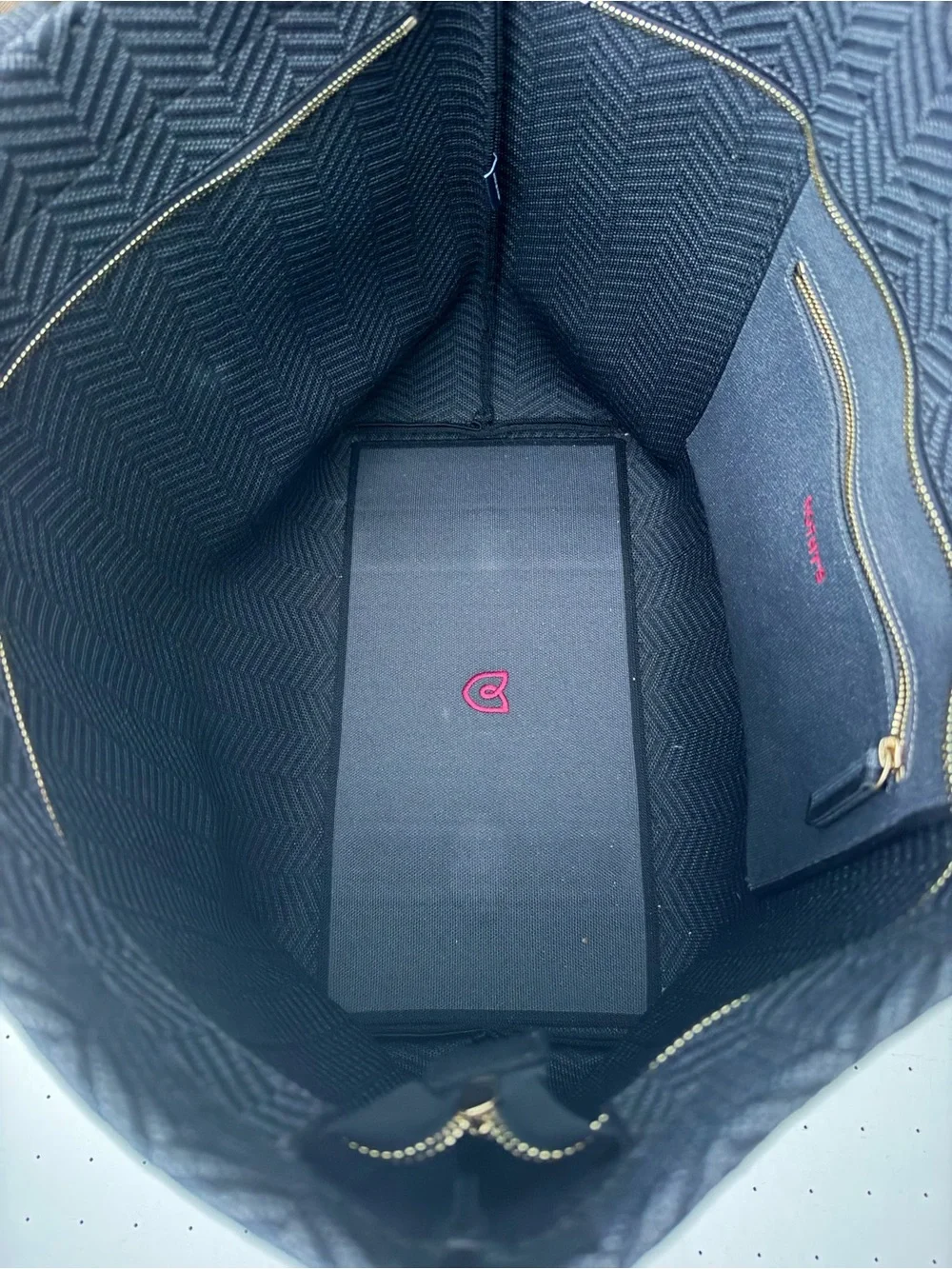 Rothy's Black Chevron Tote